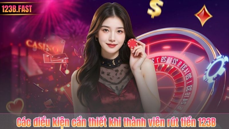 Rút Tiền 123B 4 Các điều kiện cần thiết khi thành viên rút tiền 123B