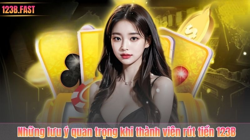 Rút Tiền 123B 6 Những lưu ý quan trọng khi thành viên rút tiền 123B