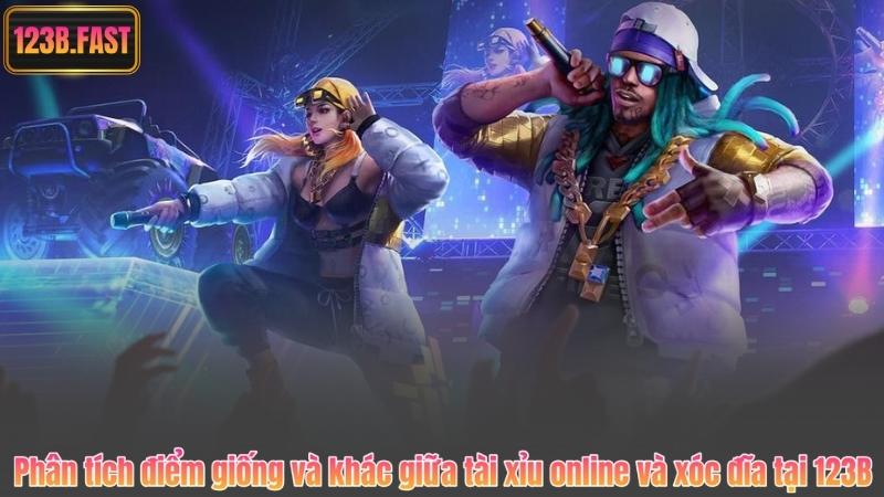 Tài Xỉu Online - Những Điều Quan Trọng Cần Nắm Tại 123B 7 Phân tích điểm giống và khác giữa tài xỉu online và xóc đĩa tại 123B